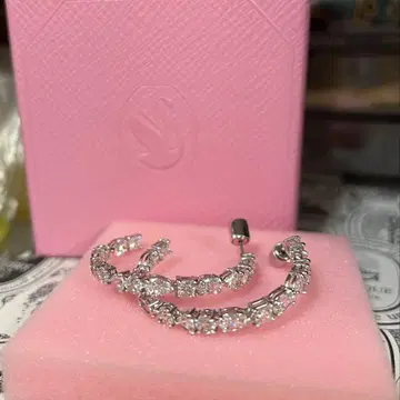 스와로브스키 후프 귀걸이