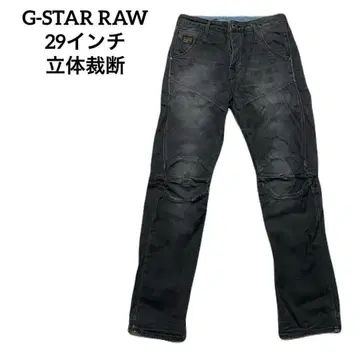 G-STAR RAW 3D 입체 재단 데님 팬츠 블랙 29-32*450