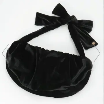 [ 새상품 미사용 ] 벨로아 리본 블랙 숄더백