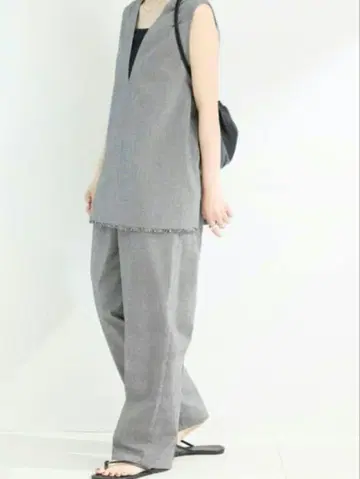 simplicitie 셋업 베스트 팬츠 미착용