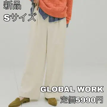 4549 GLOBAL WORK 다기능 따뜻한 스트레이트 팬츠