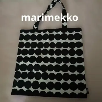 새상품급 marimekko 도트 무늬 토트백
