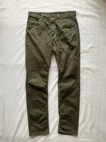 5P JEANS PIQUE STRETCH 올리브 그린