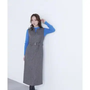 내추럴 뷰티 베이직 키넥 벨티드 점프 스커트