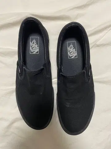 VANS 블랙 슬립온