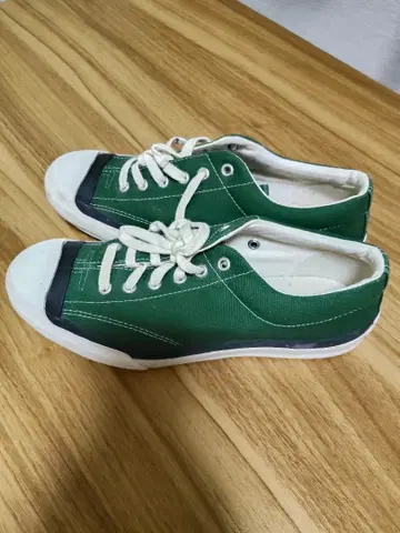 MOONSTAR 그린 캔버스 스니커즈