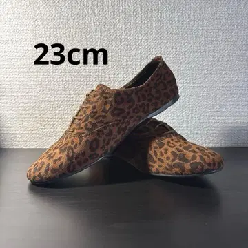 새상품급 레오파드 신발 23cm 레오파드 무늬 레오파드 여성용 신발