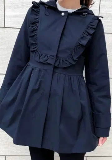 새상품급! 아메노치하레 프릴 코트