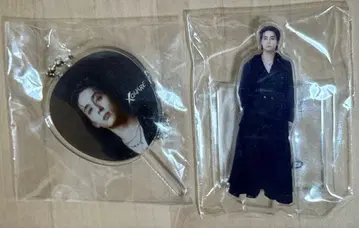 INI 니시 히로토 캡슐 토이 미니 부채 미니 아크릴 스탠드 스퀘어