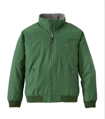 LLBean 그린 나일론 자켓