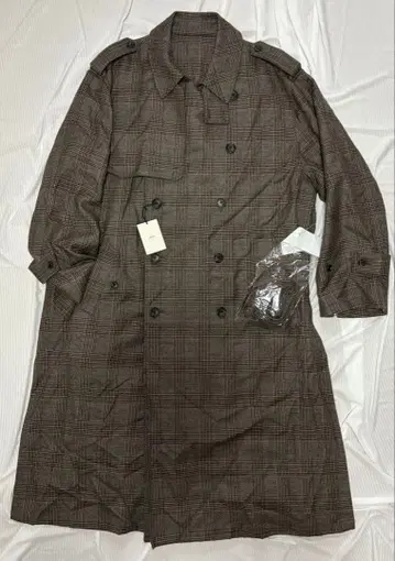 stein 오버사이즈 오버래핑 트렌치 코트