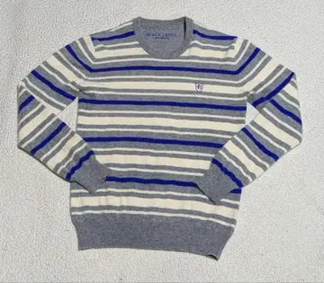 BLACKLABELCRESTBRIDGE 캐시미어 혼방 스트라이프 니트