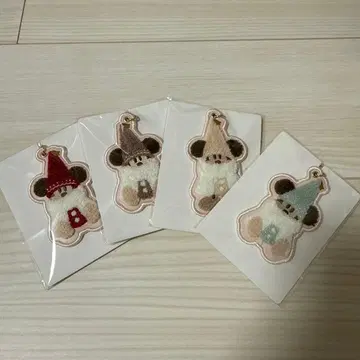 리루린린 사가라 자수 키링 컴플리트 4개 세트