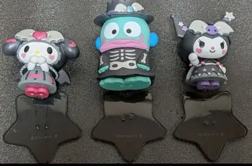 산리오 복권 피규어상 (쿠로미 마이멜로디 한교동) 박스 없음 세트