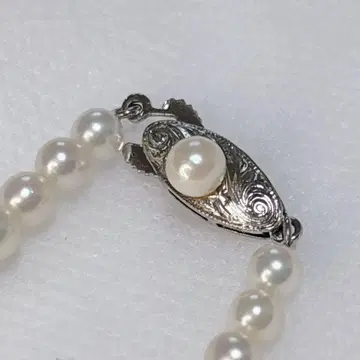[ 실버 각인 ] 진주 펄 목걸이 관혼상제