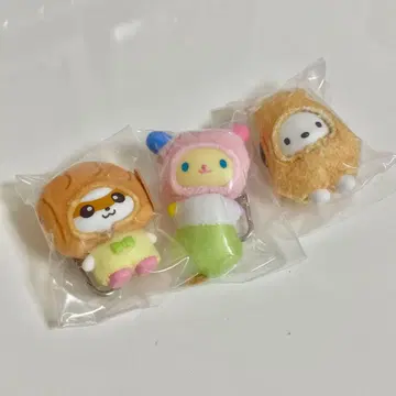 산리오 치비토모 시크릿 키링 화과자 오카즈