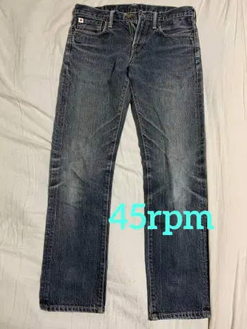 45rpm 다크 블루 스트레이트 데님