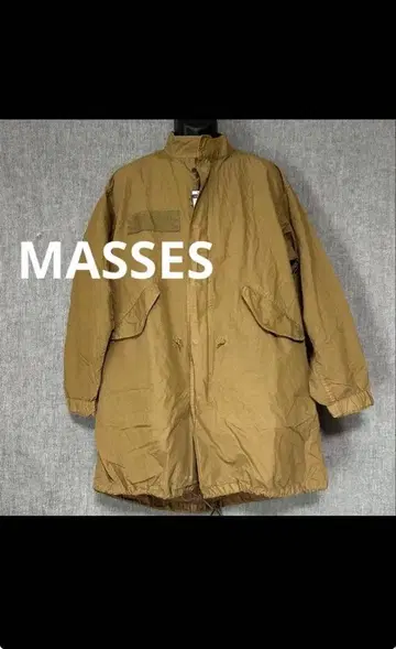 MASSES 마시스 모즈 코트 밀리터리 코트 싱글 코트 M 사이즈