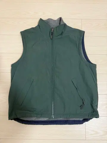 L.L.Bean 그린 집업 베스트 L