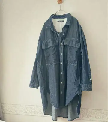 새상품급 Johnbull AW690 젬블 데님 셔츠 일본제