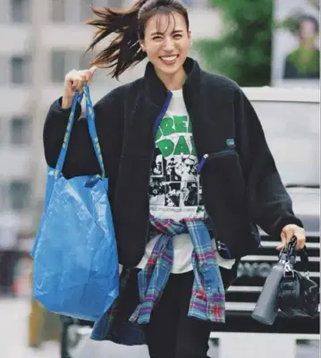 L.L.Bean 네이비 플리스 자켓