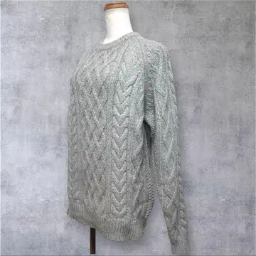 새상품급 어반 리서치 도어스 로우 게이지 아란 패턴 풀오버