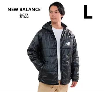 새상품 뉴발란스 패딩 자켓 블랙 L 정가 16,500엔