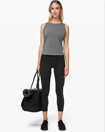 룰루레몬 미사용 새상품 블랙 하이웨스트 레깅스 사이즈 4