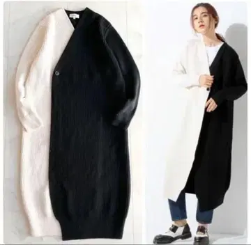 hyke 니트 롱 가디건