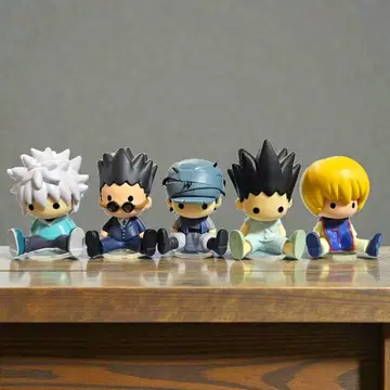 헌터x헌터 페타 인형 리멘트 5인 세트 새상품급