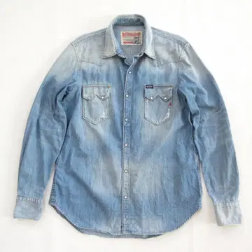 [ REPLAY ] 리플레이 빈티지 데님 셔츠 0219
