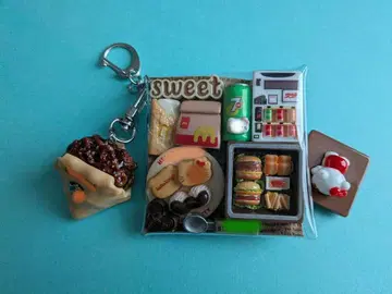 가챠 충전식 파우치 캔디 백 키링 고양이 런치 2