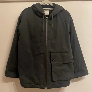 MHL. 후드 부착 블랙 블루종