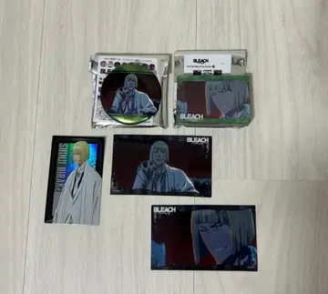BLEACH 천년혈전편 히라코 신지 묶음 판매 캔뱃지/아크릴 블록/카드