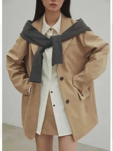 dium. 스웨이드 자켓 Fake Suede Jacket