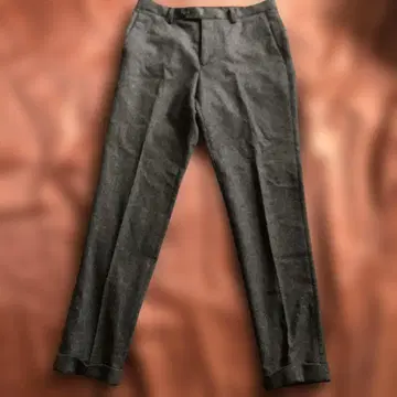 새상품급 남성용 unitedarrows 울 캐시미어 혼방 팬츠 M 그레이