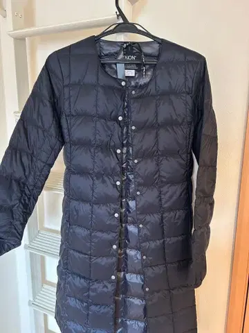 TAION 네이비 다운 롱 자켓