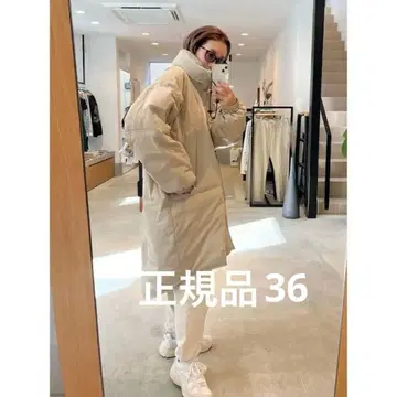 TODAYFUL 후드 부착 롱 다운 자켓 올리브