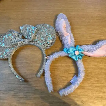 미니 귀와 토끼 귀 머리띠 세트