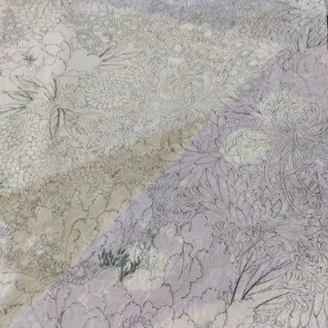 순수 실크 코몬 기모노 새상품급