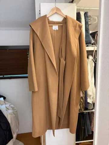 GENE HEAVENS 베이지 롱 코트 사이즈 1