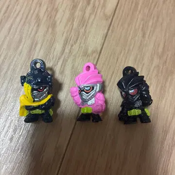 가면라이더 미니 피규어 3개 세트 목욕공