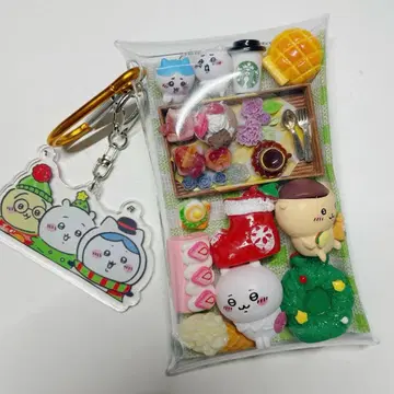 가챠 채워넣은 듯한 파우치 & 캔디 백 키링