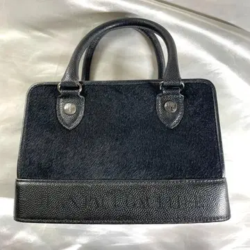 장 폴 고티에 고티에 미니 핸드백 스퀘어 블랙 송치