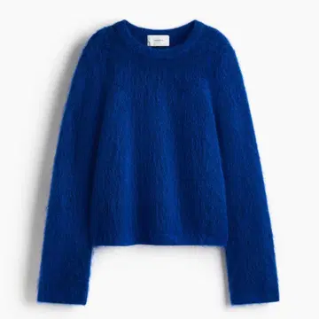 H&M EDITION 모헤어 블렌드 스웨터 파랑