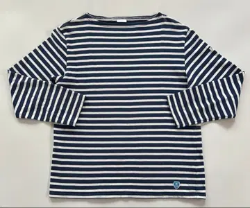 ORCIVAL 프랑스제 바스크 셔츠 5 네이비 x 화이트