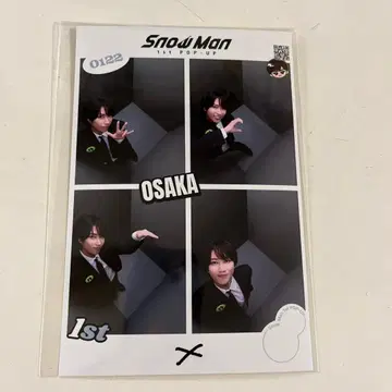 SnowMan 팝업 즉석 사진 오사카 한정판 아베 료헤이