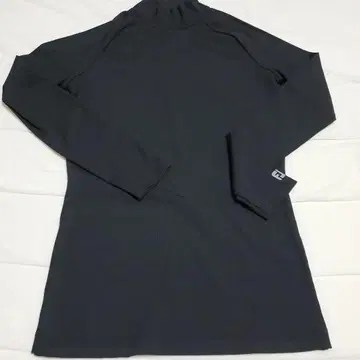 FJ 블랙 하이넥 긴팔 셔츠