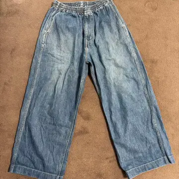 그라프 페이퍼 데님 배기 팬츠 GM211-40082B