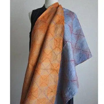 No.45 칸타 스톨 빈티지 실크 스퀘어 디자인